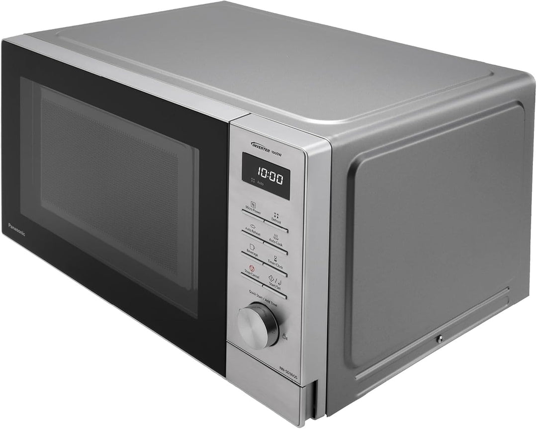 Panasonic NN-SD36QSEPG Solo-Mikrowelle, 29 l, 1000 W, automatisches Auftauen, 11 automatische Progra