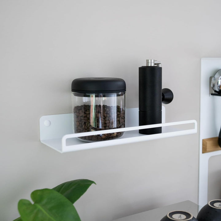 FLATE® Storage Shelf: Regal für Kaffeebohnen und Barista Zubehör (Blasses Graugrün), Blasses Graugrü