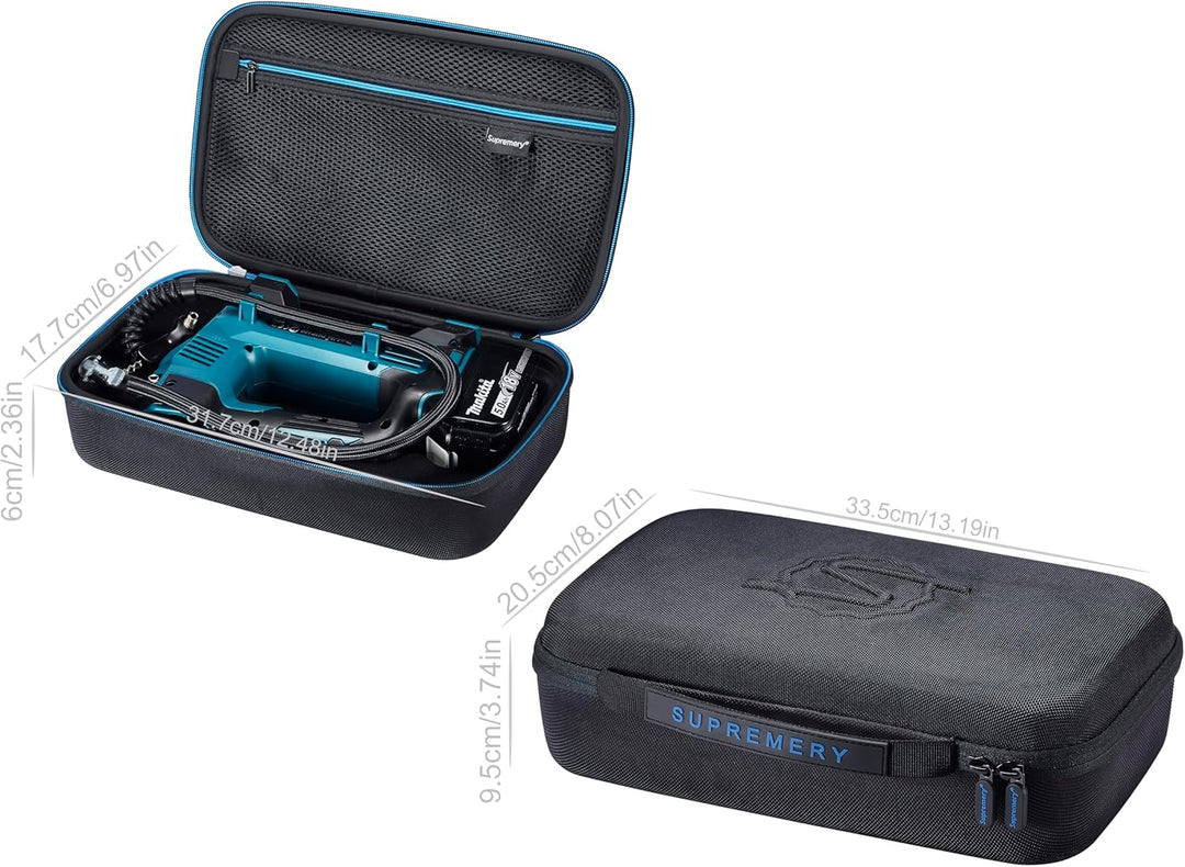 Supremery Tasche kompatibel mit Makita DMP180Z Akku Kompressor Case Zubehör kompakteTragetasche, Mak