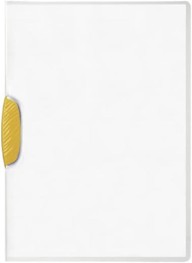 Durable Klemm-Mappe Swingclip aus PP, bis zu 30 Blatt A4, gelb, 25er Packung, 226004, gelb