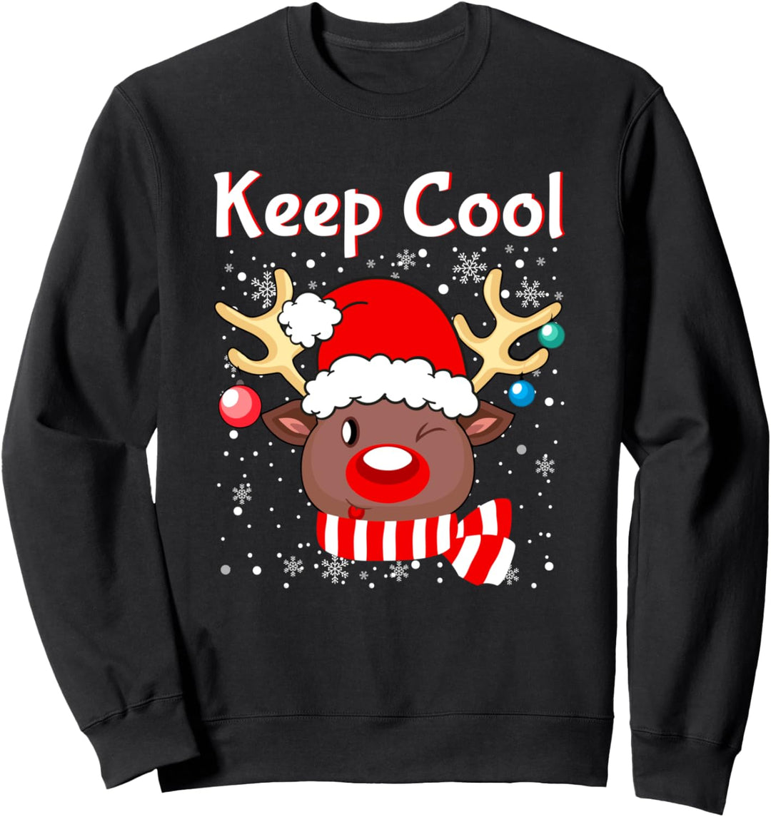 Weihnachtsoutfit Junge Mädchen Weihnachten Rentier Sweatshirt