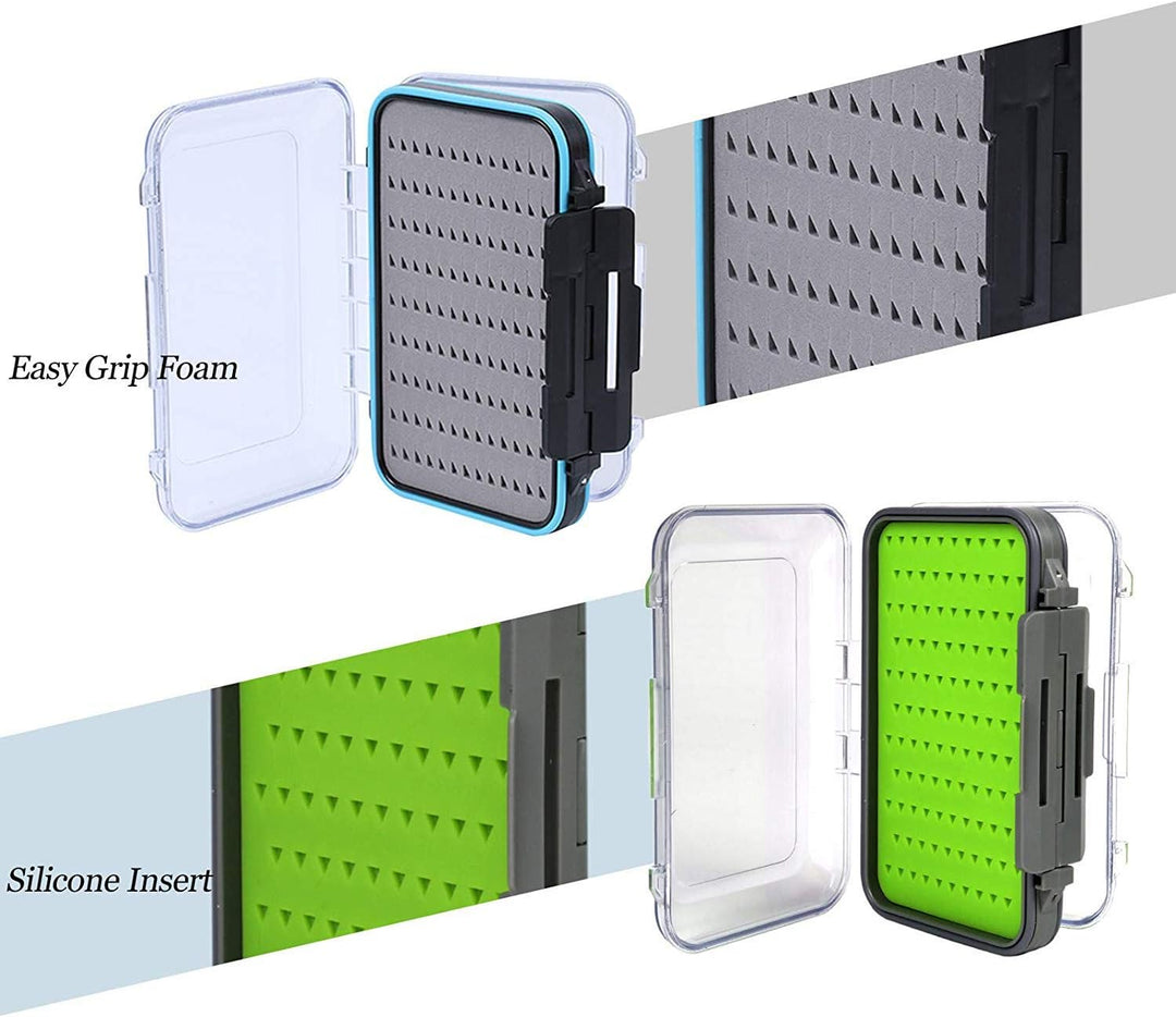 sprinton Maximumcatch Fliegenfischen Box Doppelseite wasserdichte Fliegenbox Easy-Griff-Schaum Flieg