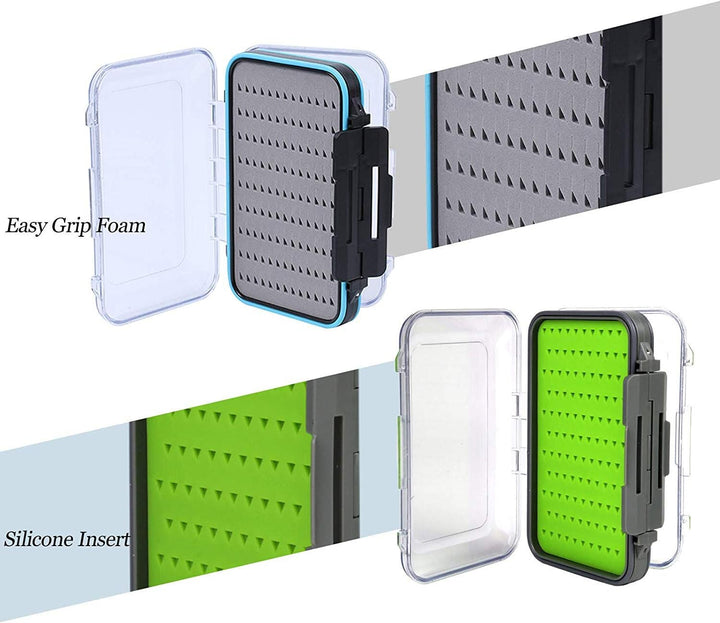sprinton Maximumcatch Fliegenfischen Box Doppelseite wasserdichte Fliegenbox Easy-Griff-Schaum Flieg