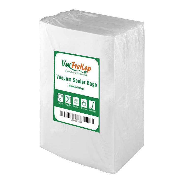VacFreKep 100 Beutel 30x40cm Vakuumier Beutel Vakuumbeutel für Lebensmittel,BPA-Frei Sous Vide Vakuu