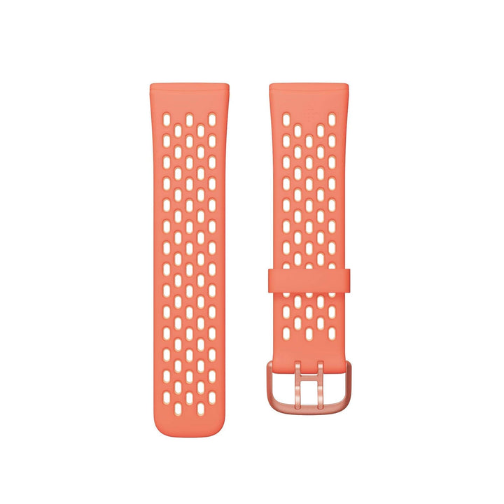 Fitbit Unisex-Adult Versa 3/Sense Armband (Small) Melone/Rose S, Melone/Rose S