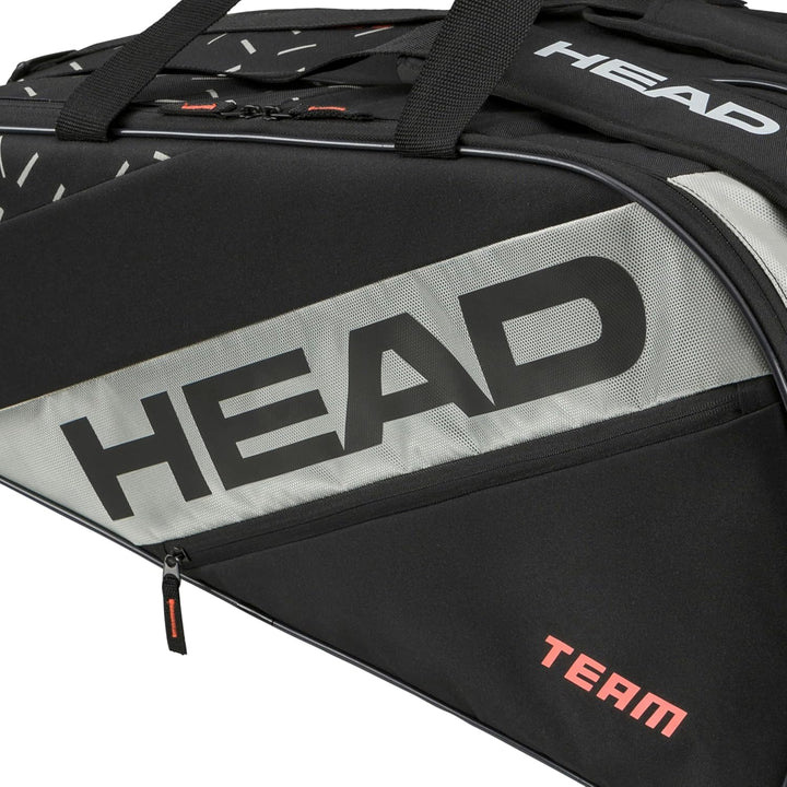 HEAD Team Racquet Bag L Schwarz/Ceramic, Schwarz/Ceramic