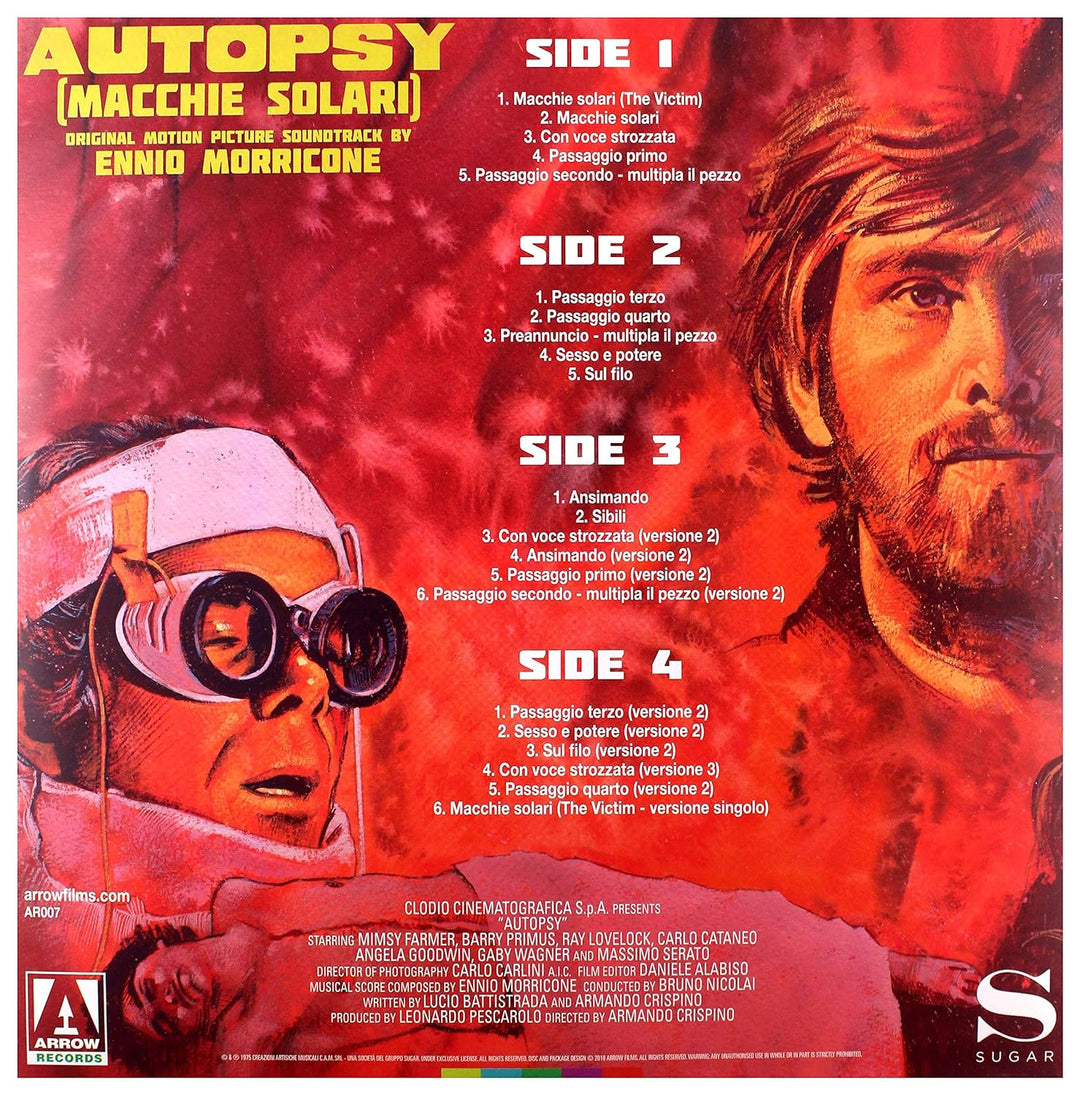 Autopsy (Macchie Solari) Soundtrack., Vinyl