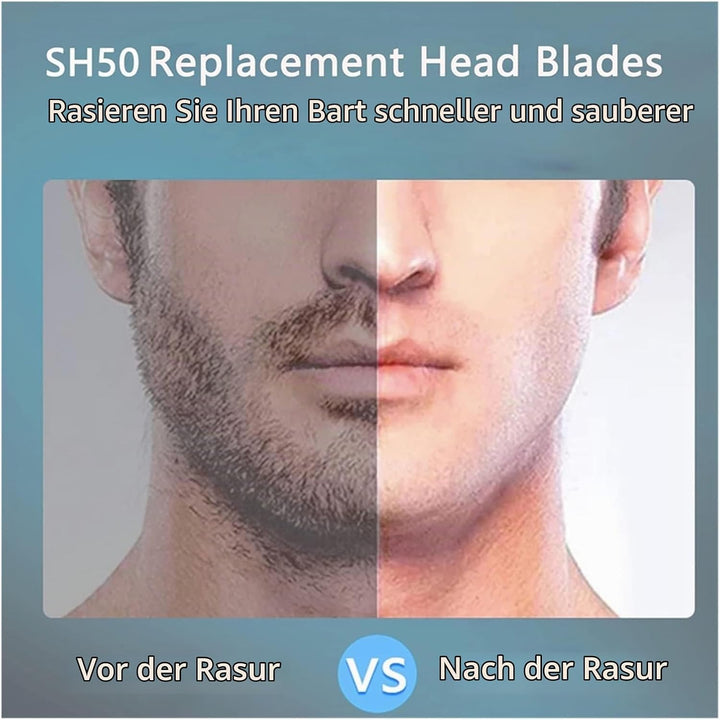 Kompletter Ersatzkopf For Rasierer, Kompatibel Mit Rasierklingen Der Philips-Serie 5000, S5070, S511