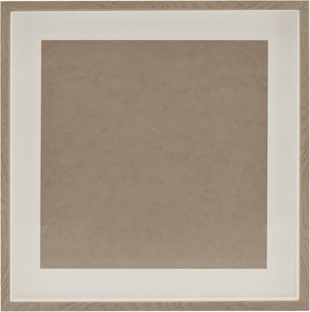 BD ART 50x50 cm gross Box 3D Objektrahmen Bilderrahmen mit Passepartout 40x40 cm. Quadratische zum b
