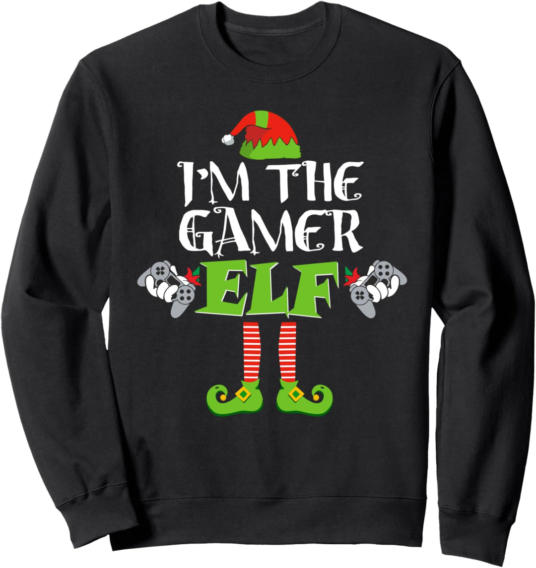I'm The Gamer Elf Gaming Christmas Funny Matching Lover Gift Sweatshirt