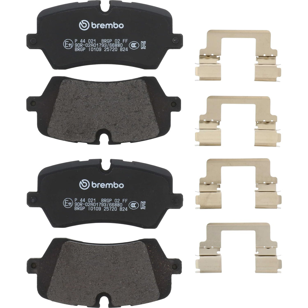 Brembo P44021 Hintere Bremsbeläge, Anzahl 4