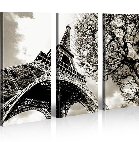 islandburner Bild Bilder auf Leinwand Eiffelturm Paris XXL Poster Leinwandbild Wandbild art up your