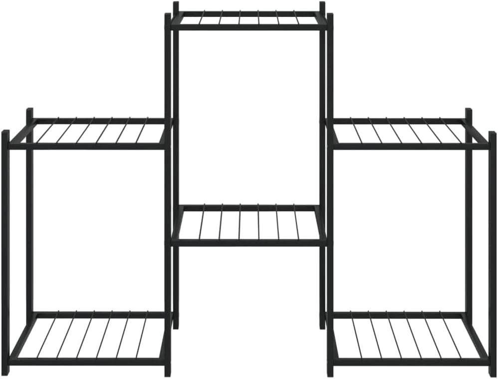 puraday 83x25x60 cm Pflanzenständer Balkon Blumenregal Outdoor Blumenständer Modern Blumenständer Me