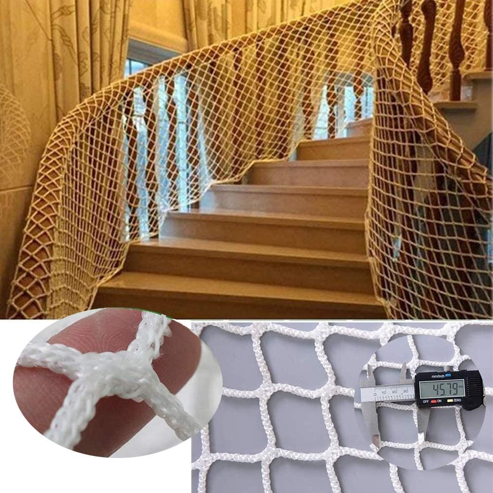 YOAI Universal Schutznetz Katzennetz Sicherheitsnetz für Balkon Fenster, Hochbett Rausfallschutz Tre