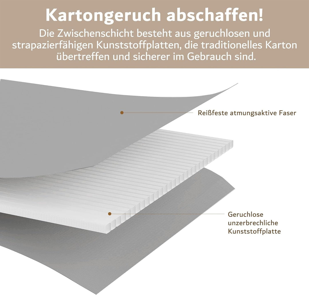 10er Set Schubladen Organizer faltbar, Unterwäsche Organizer,Ordnungssystem Kleiderschrank, Aufbewah