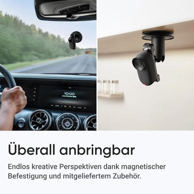 Insta360 GO 3S 64 GB - Tragbare 4K Mini-Kamera, Freihand-POVs, Überall anbringbar, Stabilisierung, 1