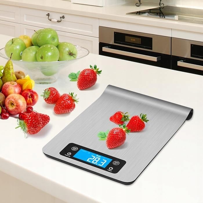 LTC LCD-Küchenwaage WG116 - Wägebereich 0,1-5000 g - Wägegenauigkeit 0,1 g - Masseinheiten g/ml/fl:o