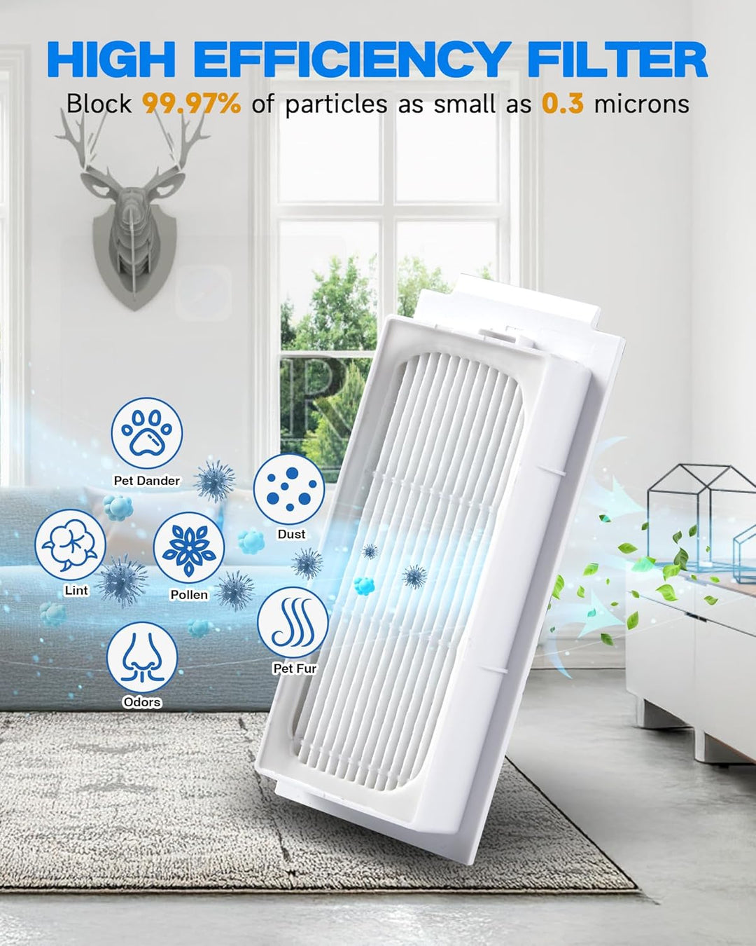 19 Stück Ersatzteile für ECOVACS T30 Omni/ T30 PRO Omni/ T30S/ T30S PRO Staubsauger, Zubehörset für