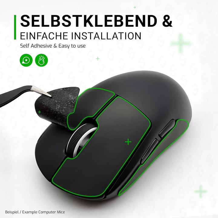 SensoryBoost Maus Grip Tape – kompatibel mit Logitech G502 (inkl. Zuschnitt-Pad) Schweissabsorbieren