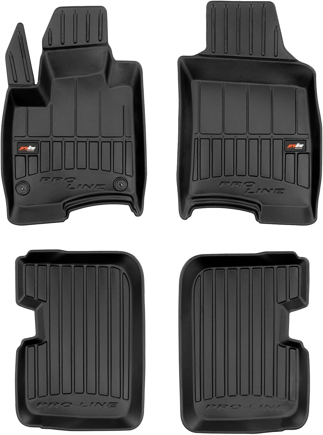 SMK Gummimatten Auto fussmatten Satz für FIAT Panda III ab 2011 Erleben Sie einen neuen Standard des