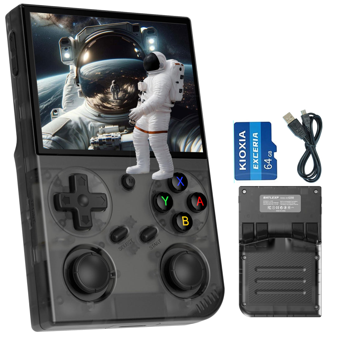 G350 Retro-Handheld-Spielkonsole 3,5-Zoll-IPS-Bildschirm 640 x 480 Linux-System mit vorinstallierter