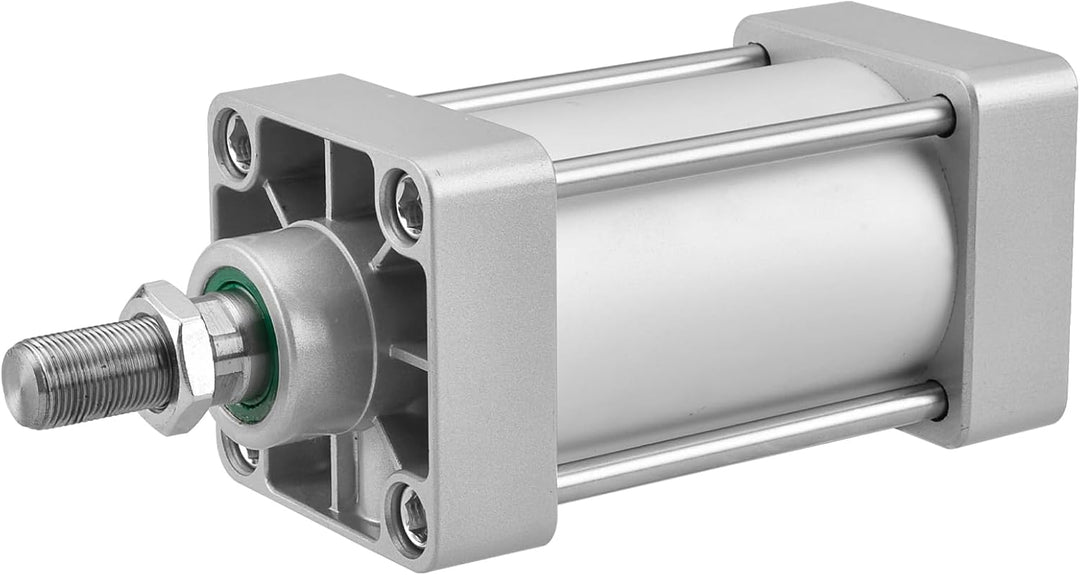 Heschen Pneumatischer Standard-Luftdruckzylinder, SC 80-75, PT3/8'' Anschluss, 80mm Bohrung, 75mm Hu