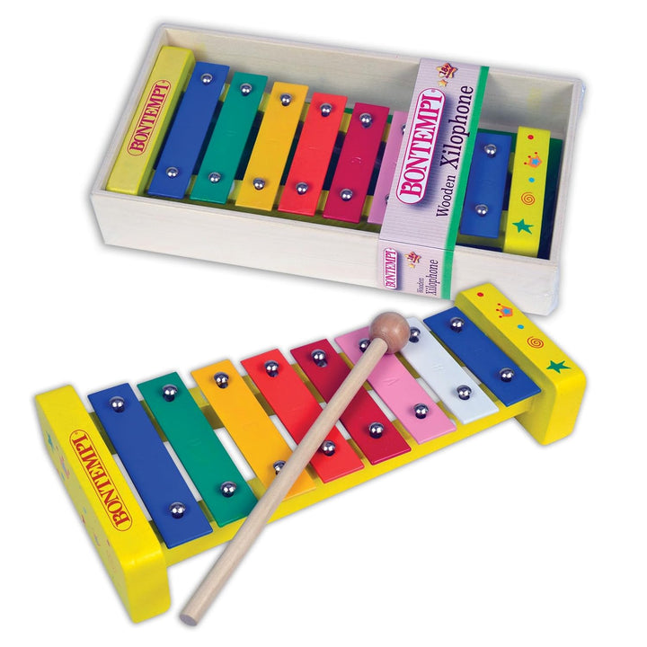 Bontempi | RainbowChimes: Xylophon mit 8 farbigen metallischen Noten für funkelnde Melodien, 240x110