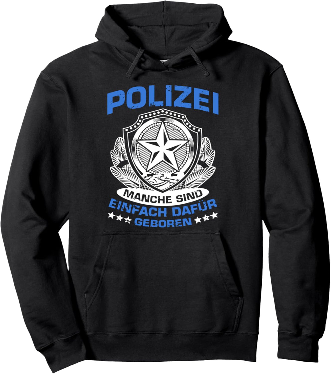 Abzeichen dafür geboren Exekutive Schutzpolizist Polizistin Pullover Hoodie