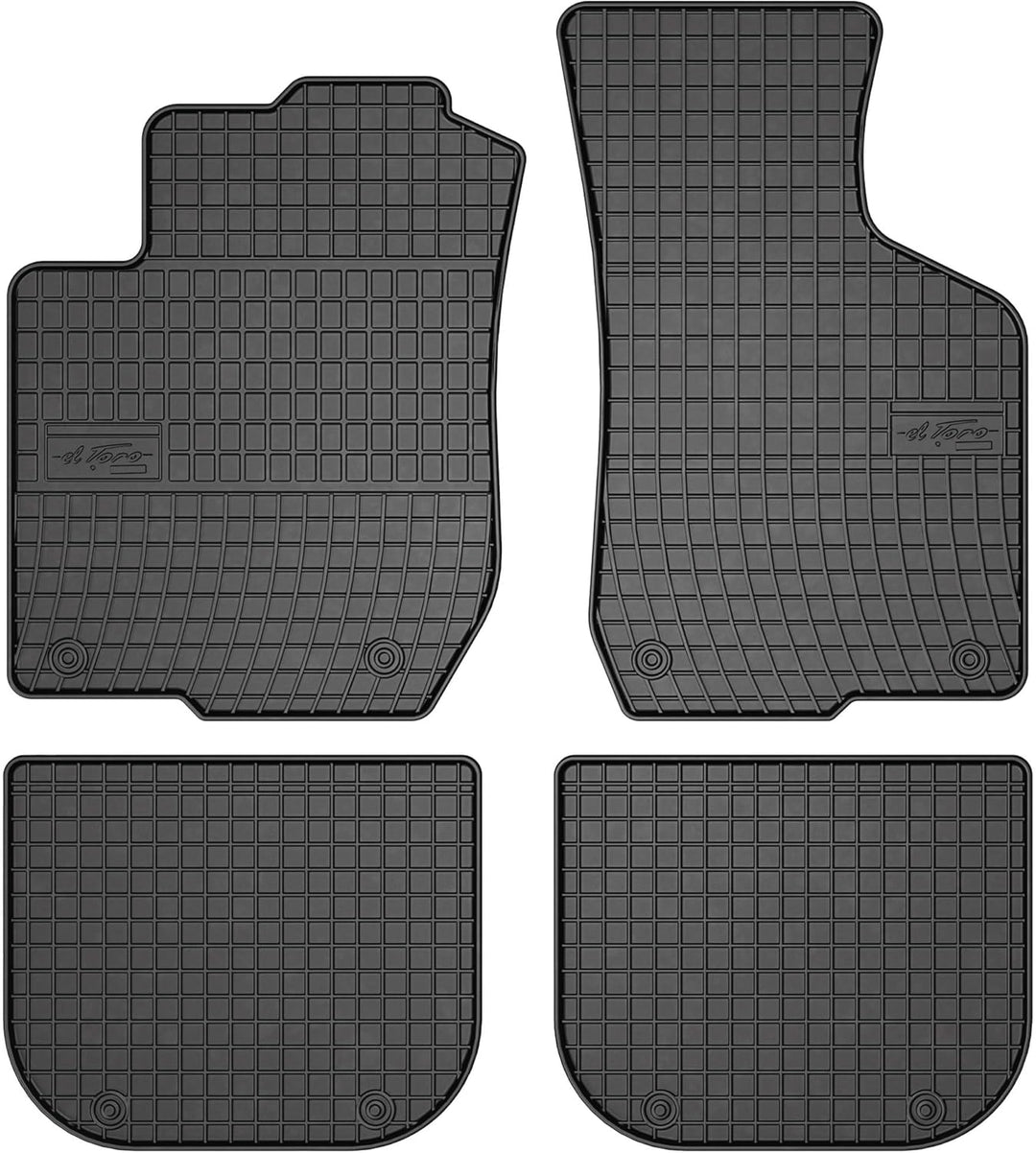 SMK Gummimatten Auto fussmatten Satz für Audi A3 8L 1996-2003 Erleben Sie einen neuen Standard des R