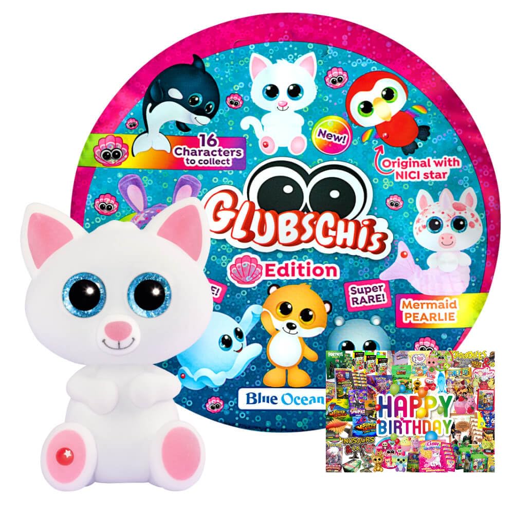 Bundle mit Blue Ocean Glubschis Sammelfigur Muschel Serie 4 - Glubschi Glitzer - Figur Kaja - Exklus