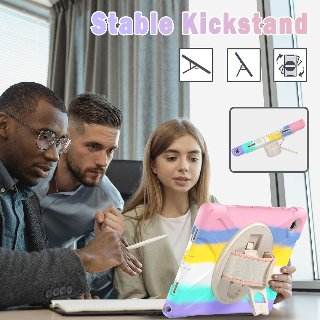 BRAECN für Galaxy Tab A8 Hülle - Samsung Galaxy Tab A8 10.5" 2021 Bunt | Stossfeste Schutzhülle, 360