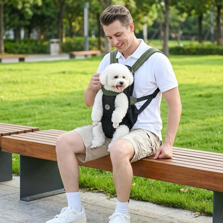 ALLSOPETS Hunderucksack für Kleine Hunde – Leichter, Atmungsaktiver und Bequemer Hunde Rucksack mit