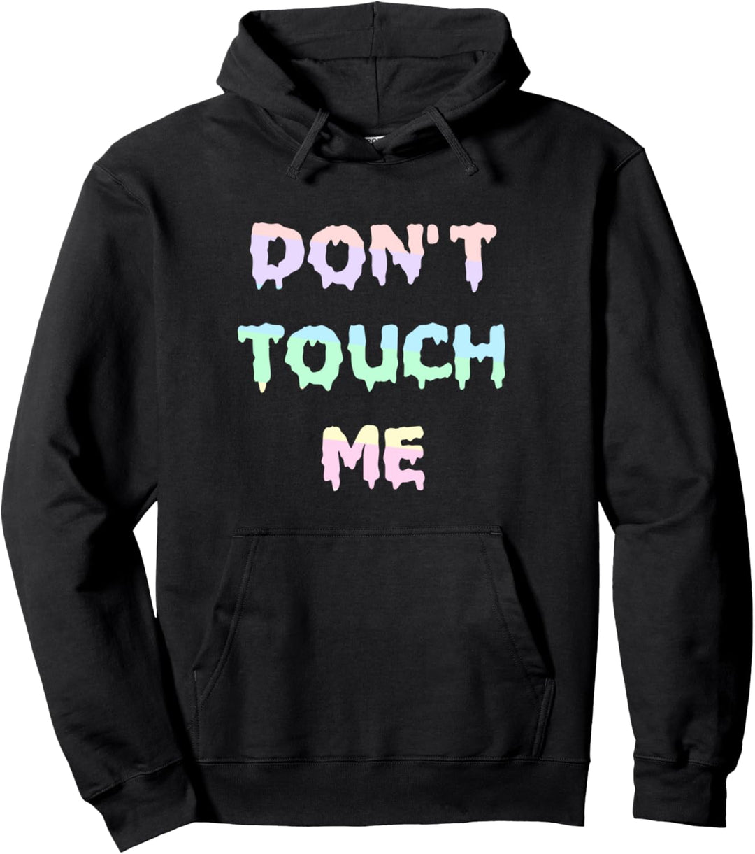 Pastell Goth berühre mich nicht - Gothic Emo Social Pullover Hoodie