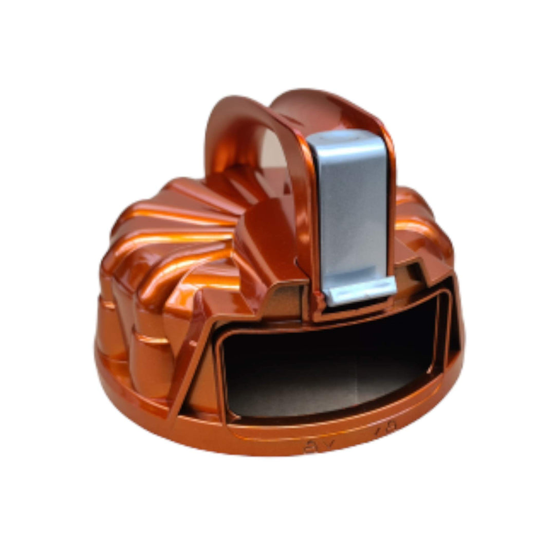 Ersatzzyklondeckel orange für Multi-Zyklon Staubsauger Turbotronic CV05, Ersatzdeckel Staubbehälter