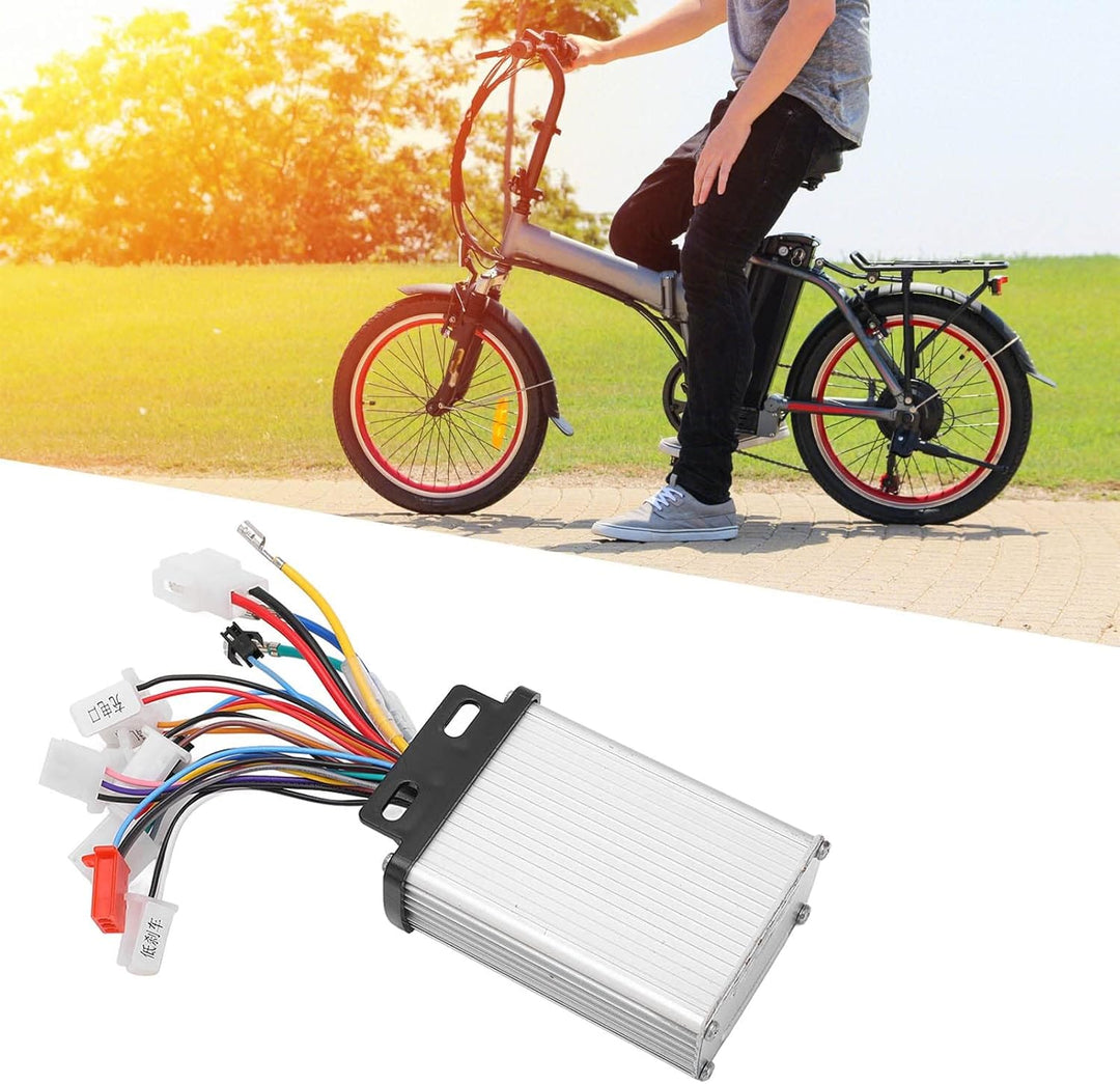 Alomejor Ebike Brushless Speed Controller mit Gasgriff FüR Elektrofahrräder Motorräder 36V 48V 350