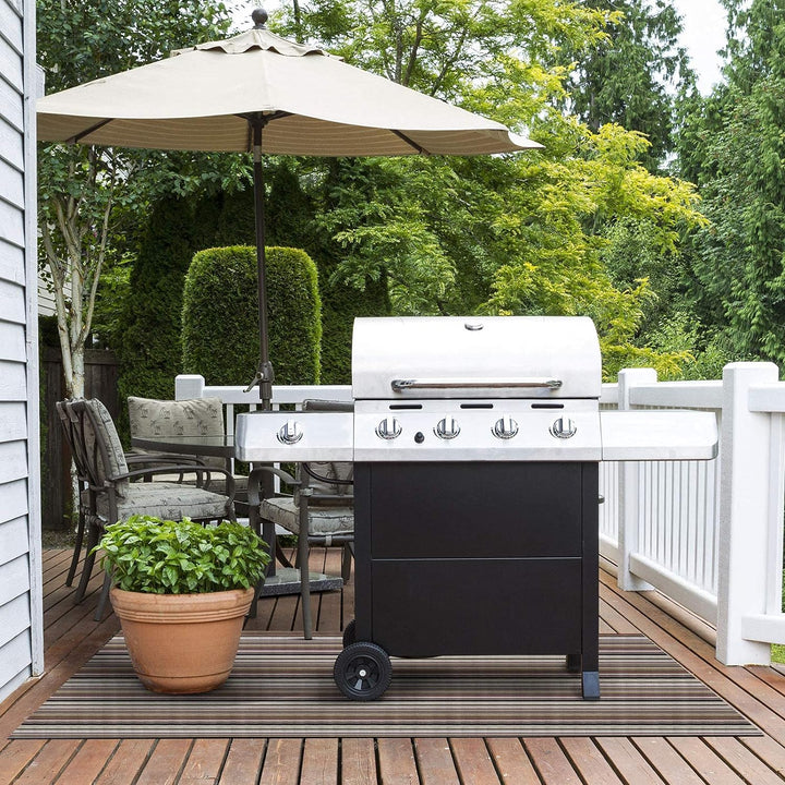 Floordirekt Grillschutzmatte | Schwer entflammbar | 2 Grössen | 5 Designs | Grillmatten zum Grillen