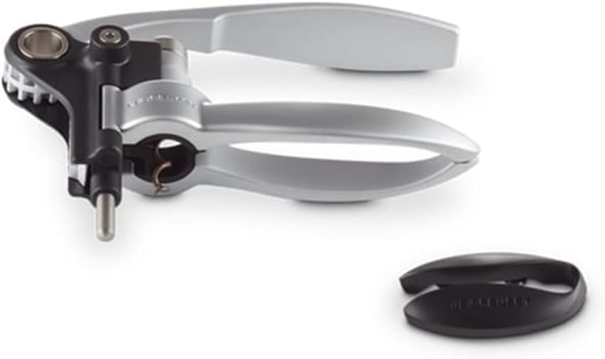 Le Creuset, Professioneller Korkenzieher, Entfernung von Weinkorken, Silber (Metal), LM250 Lm250 Sil