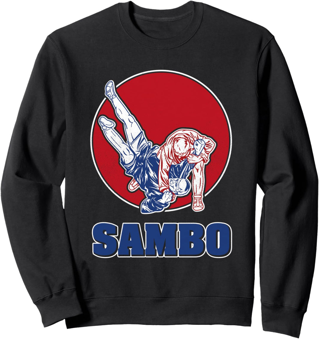 Sambo Ringen Kampfsport Russland Sowjetunion Kampfsportler Sweatshirt