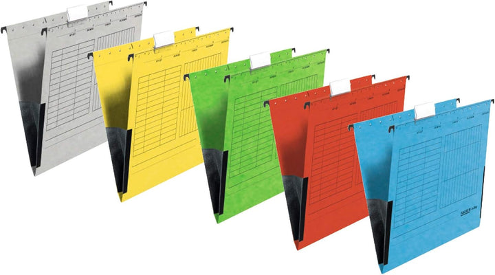 Original Falken 25er Pack Hängetasche UniReg. Made in Germany. Aus Recycling-Karton für DIN A4 mit L