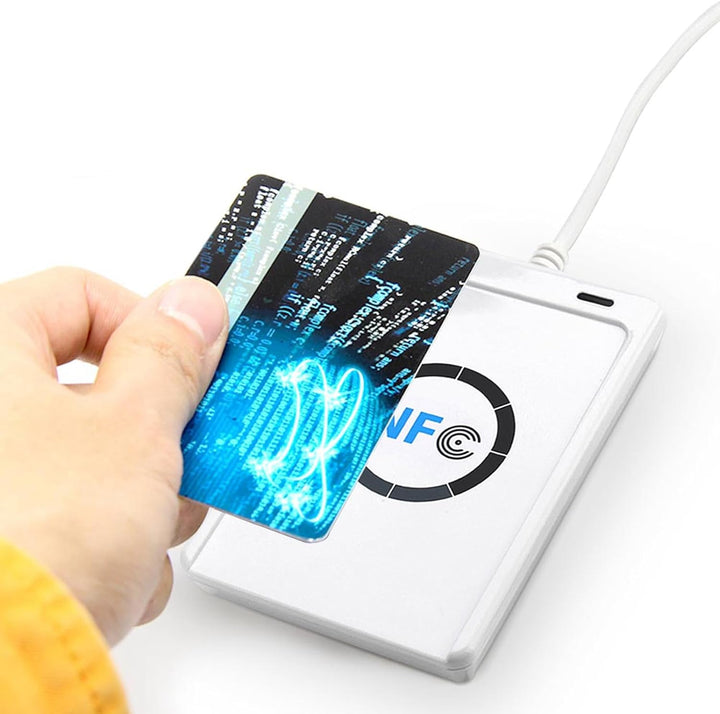 ACS, ACR122U, NFC-Lesegerät, kontaktlos, USB, 13,56 MHz, Farbe: Pearl White