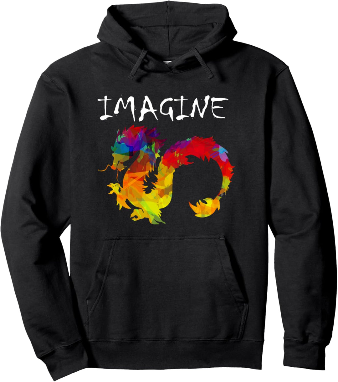 Stellen Sie sich vor Fantasy Pullover Hoodie