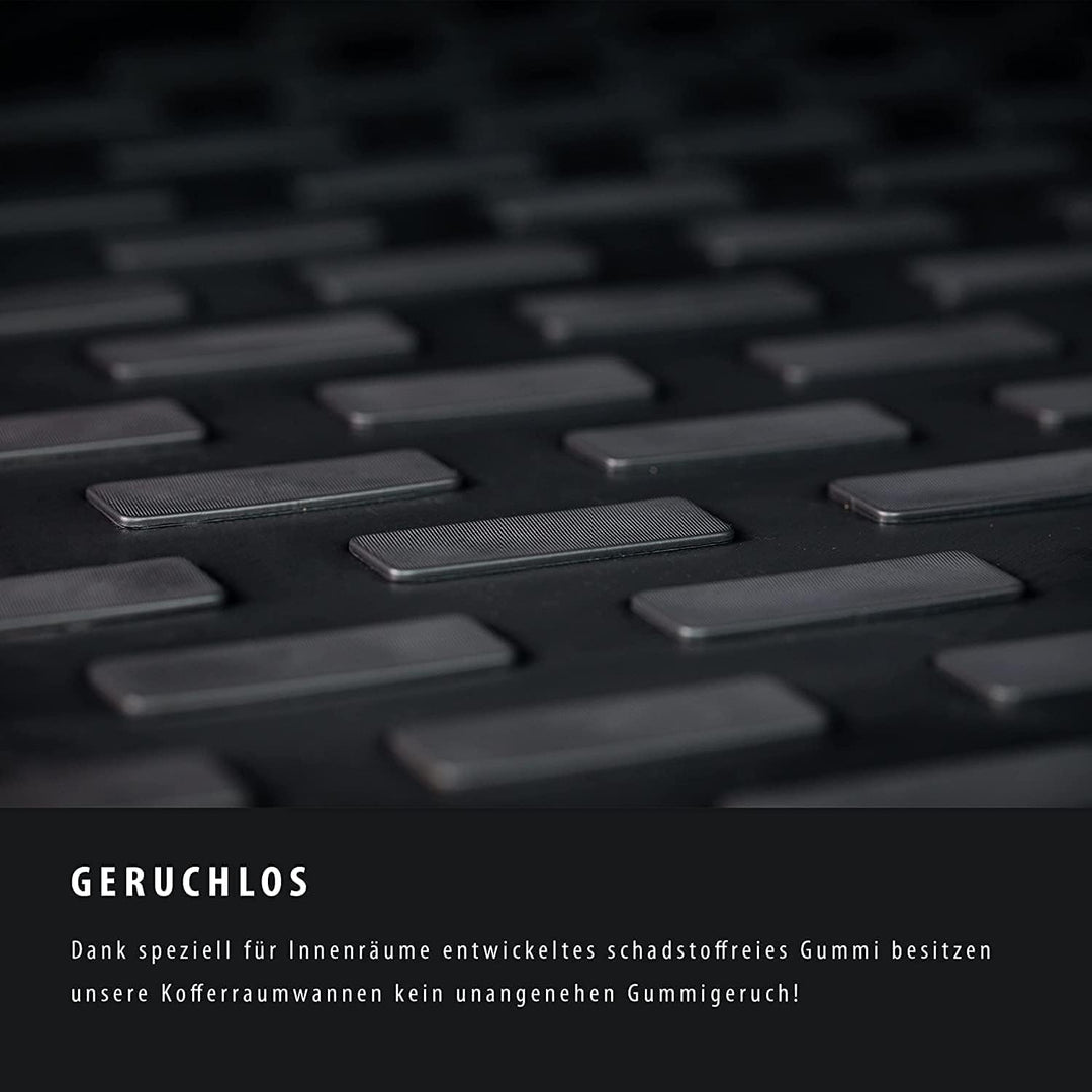 ELMASLINE 3D Gummi Kofferraumwanne für Renault TWINGO 3 (III) 2014-2024 | Hoher Rand - Zubehör - Kof