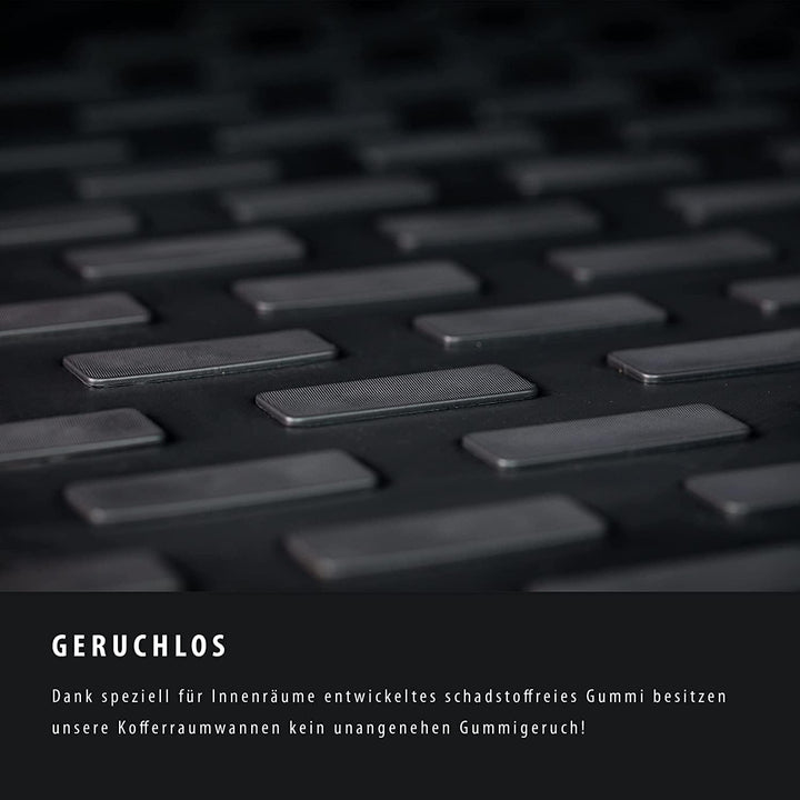 ELMASLINE 3D Gummi Kofferraumwanne für Renault TWINGO 3 (III) 2014-2024 | Hoher Rand - Zubehör - Kof