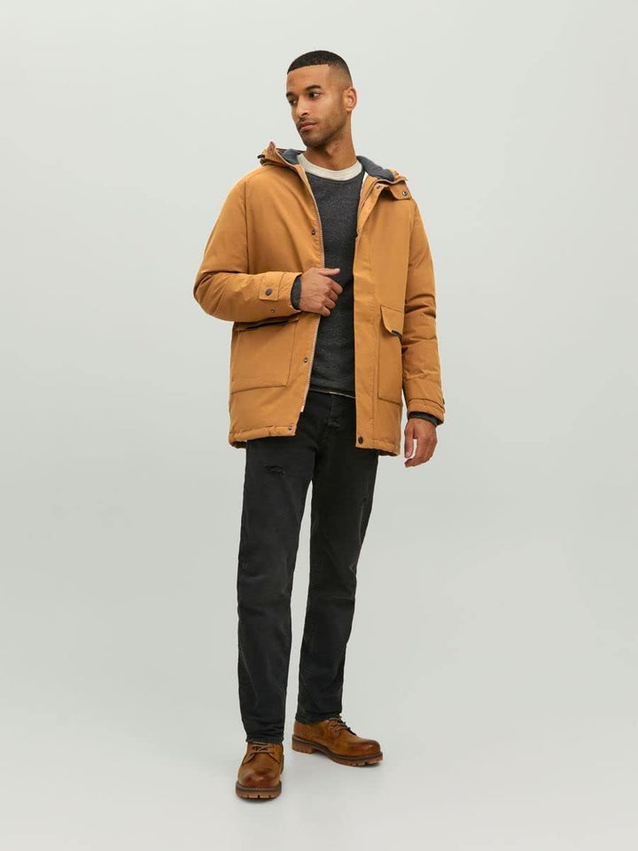 JACK & JONES Herren Jjetiko Parka Sn Jacke S Rubber, S Rubber