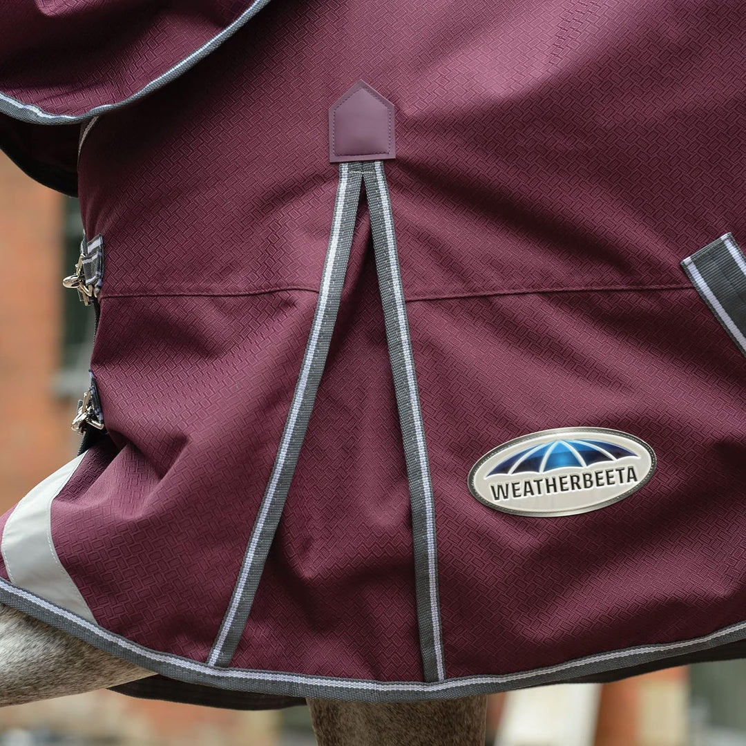 Weatherbeeta ComFiTec Plus Dynamic II Standard Neck Medium/Lite 100g - Maroon/Grey/White 150, 150