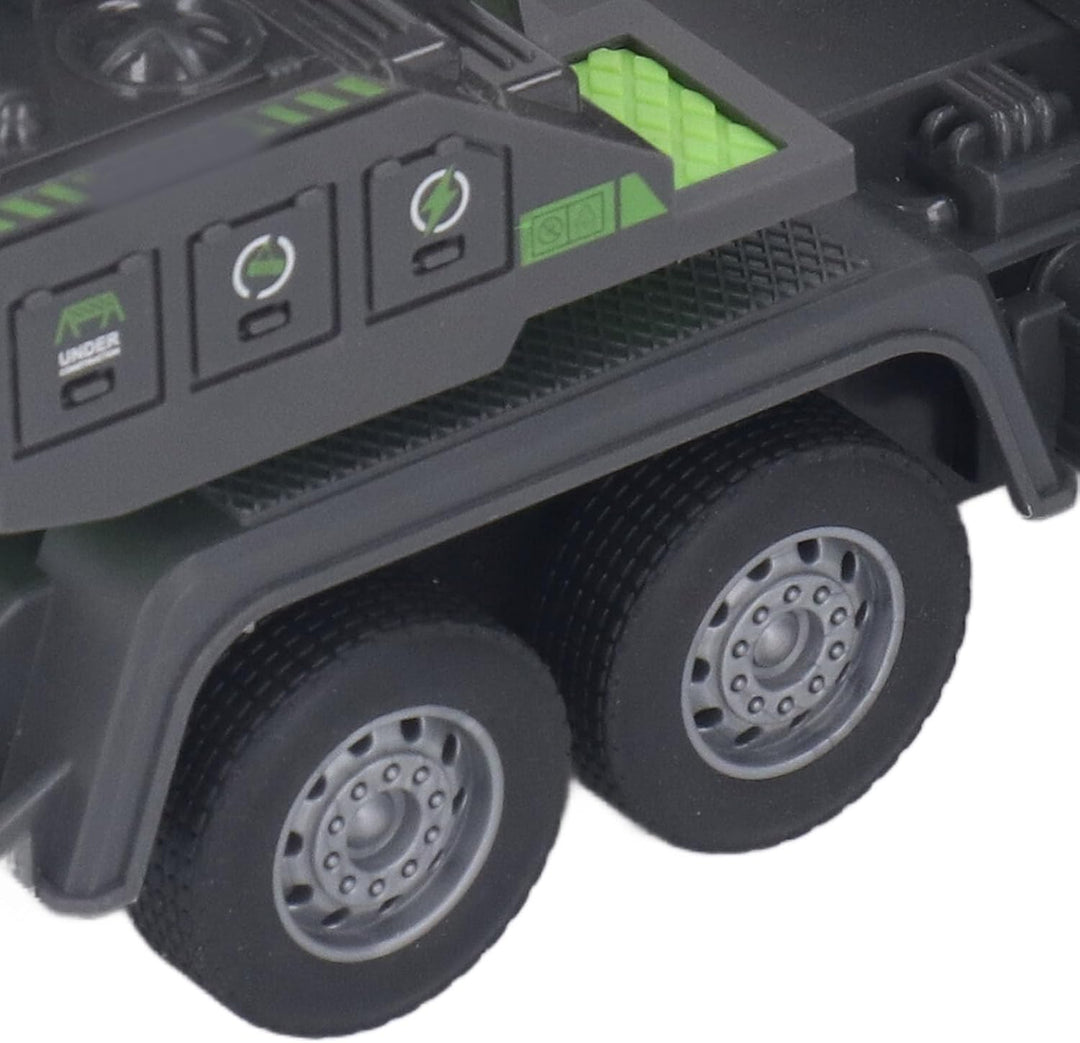 Srliya 1:32 RC-Kran Hochsimulation Bewegliches Gelenkferngesteuertes Kranmodell mit Leichter Mädchen