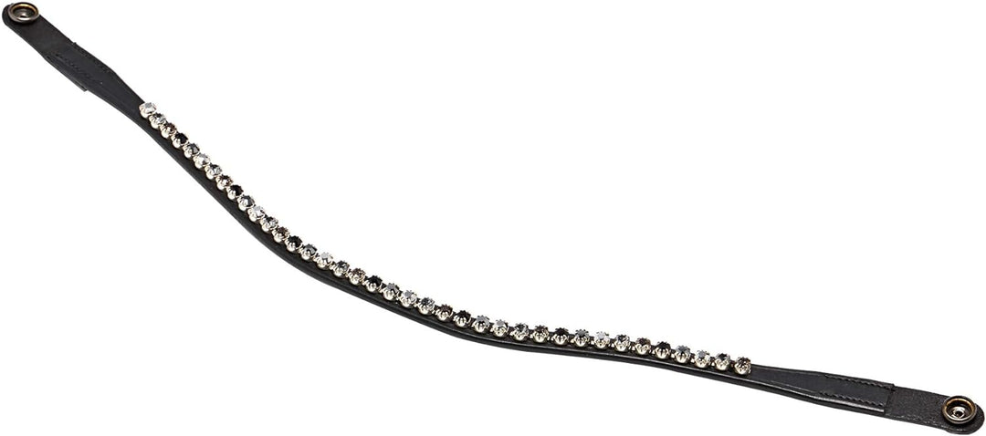 PresTeq Faysport Shinebright Brow Band Black Black Cob, Black Black Cob