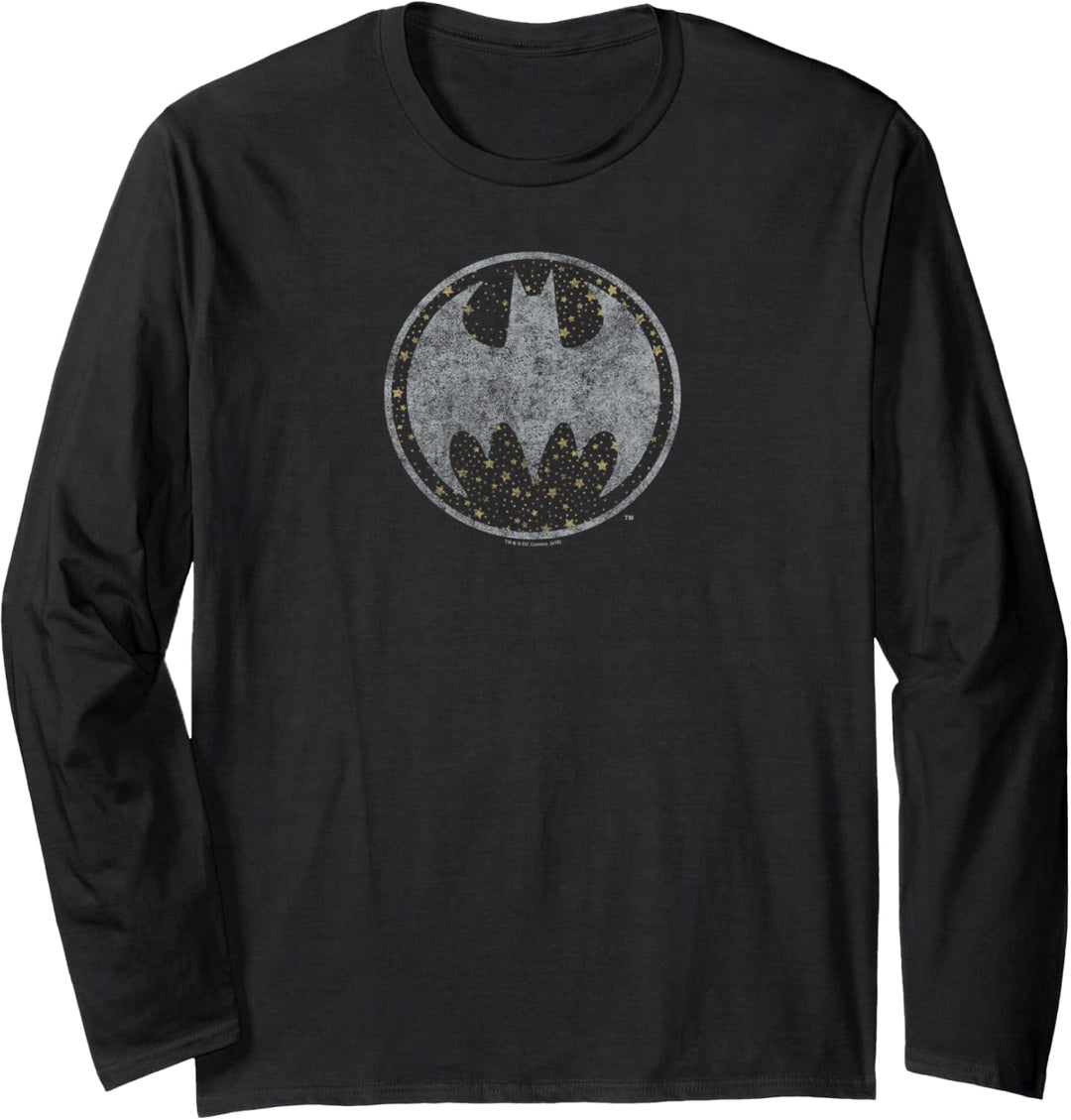 Batman Starry Night Shield Langarmshirt