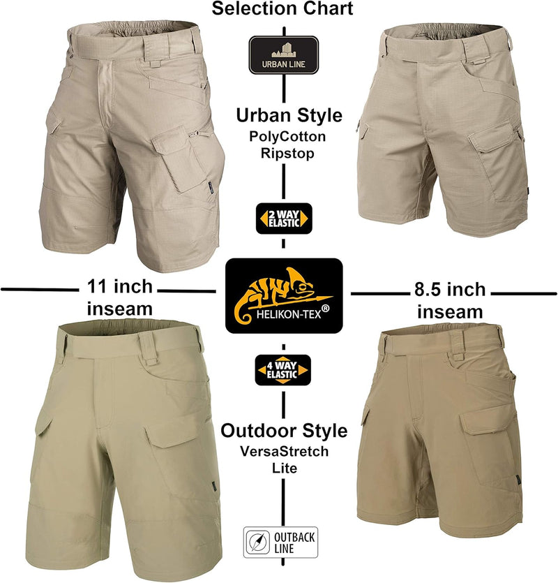 Helikon-Tex Herren Cargo-Shorts UTS Urban Tactical Shorts 8.5