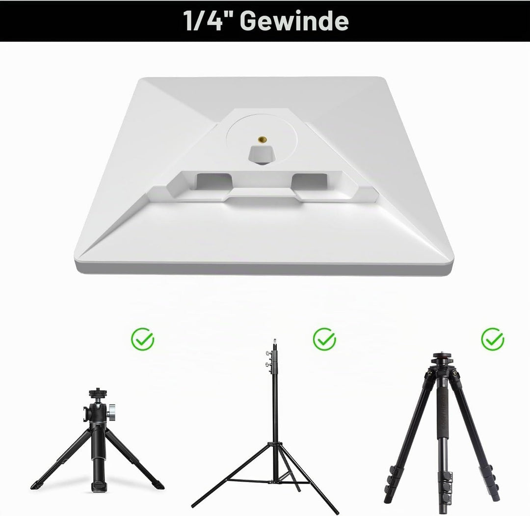 daboot Starlink Mini-Halterungsadapter mit 6,35 mm (1/4 Zoll) 20 Gewinde aus Kunststoff, kompatibel